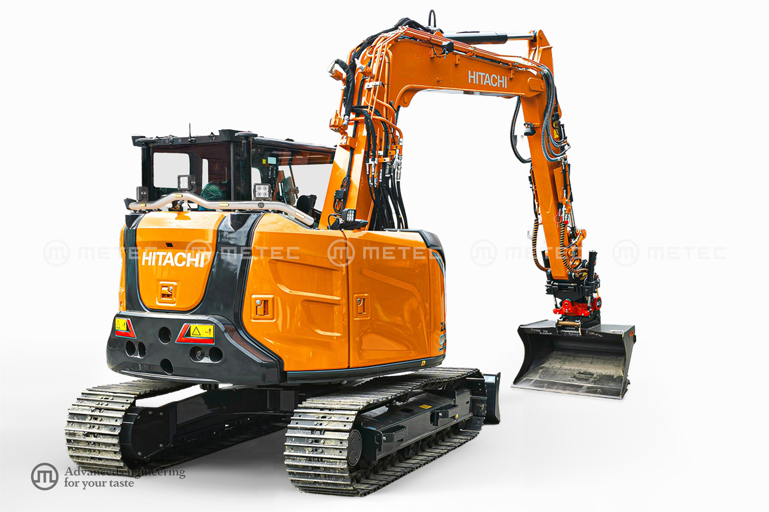 Ellensúlyra szerelt lámpatartó LED-es