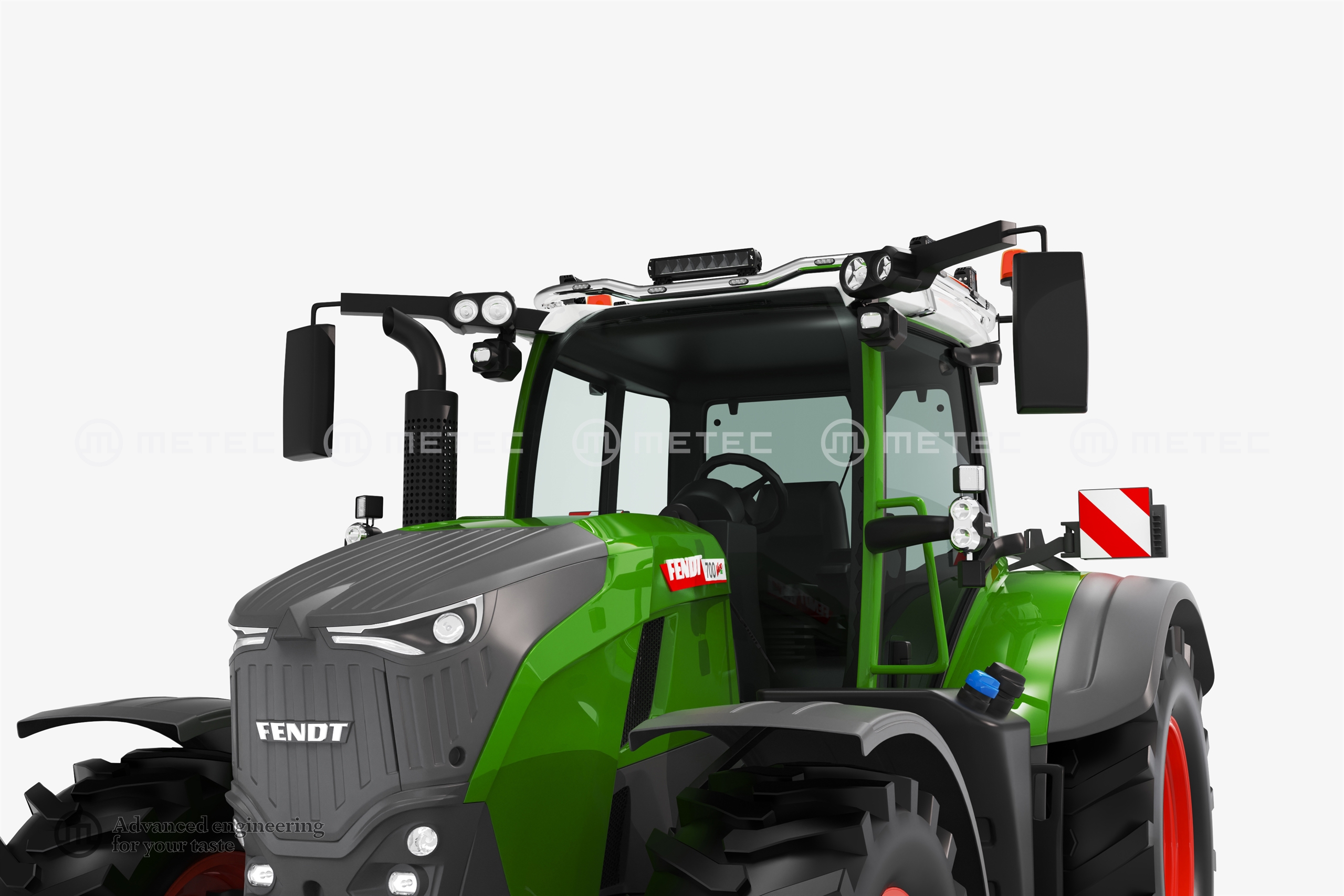 Tető lámpatartó LED-es