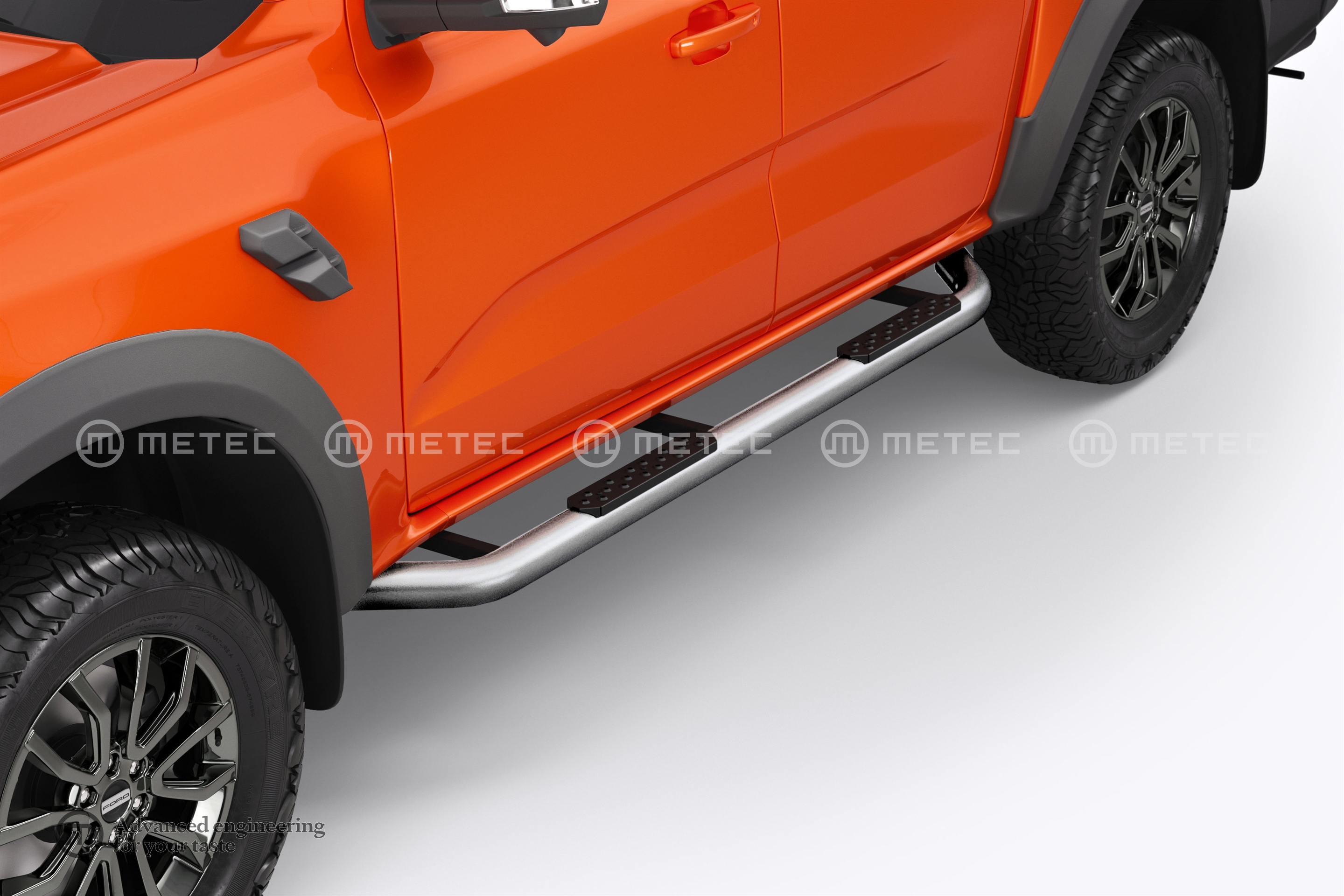 Offroad fellépőcső