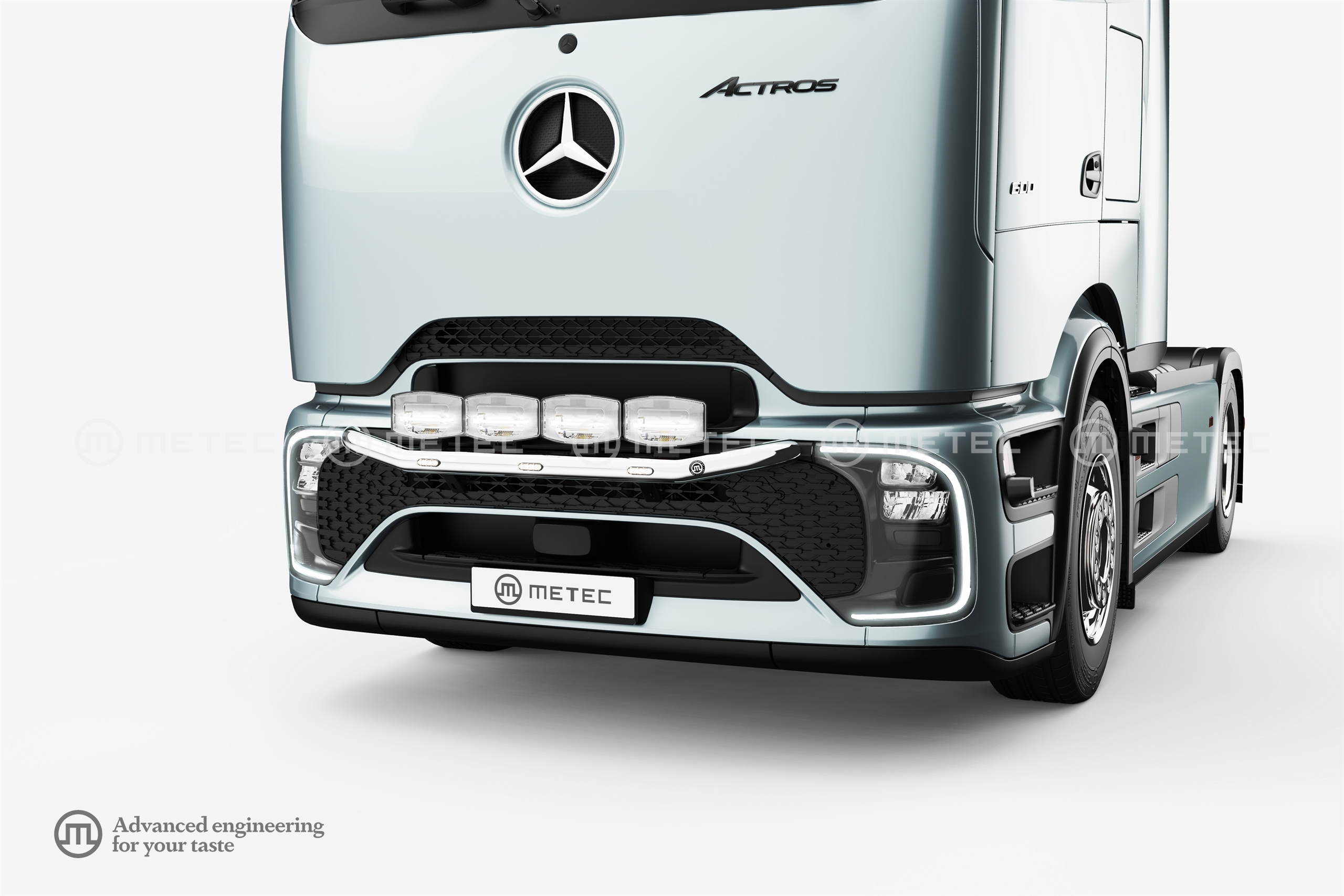 Lámpatartó előre LED-es, "City Aero"