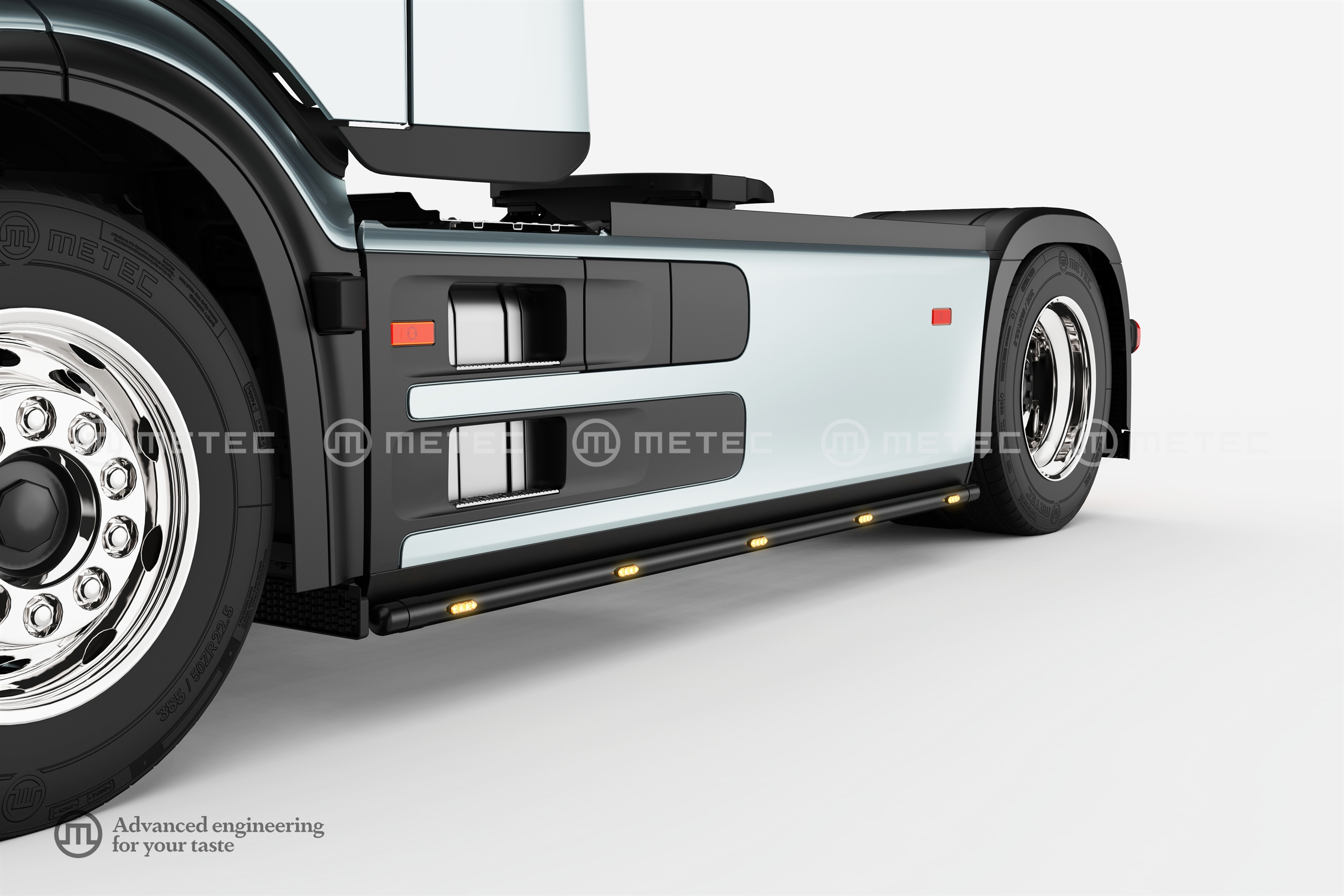 Oldalcsőspoiler "S Liner" Festett