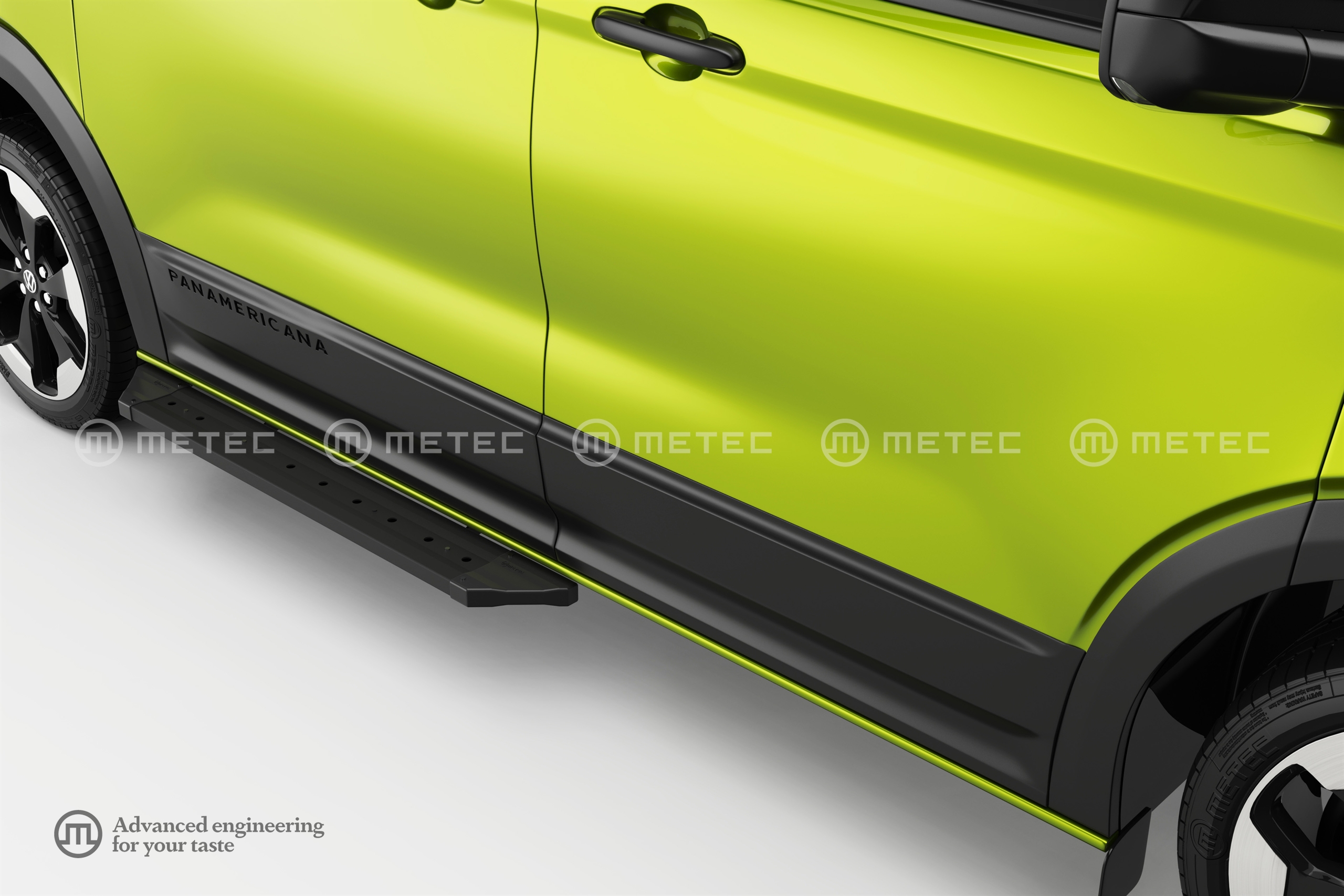  "PROBLACK" fellépő, oldalajtó