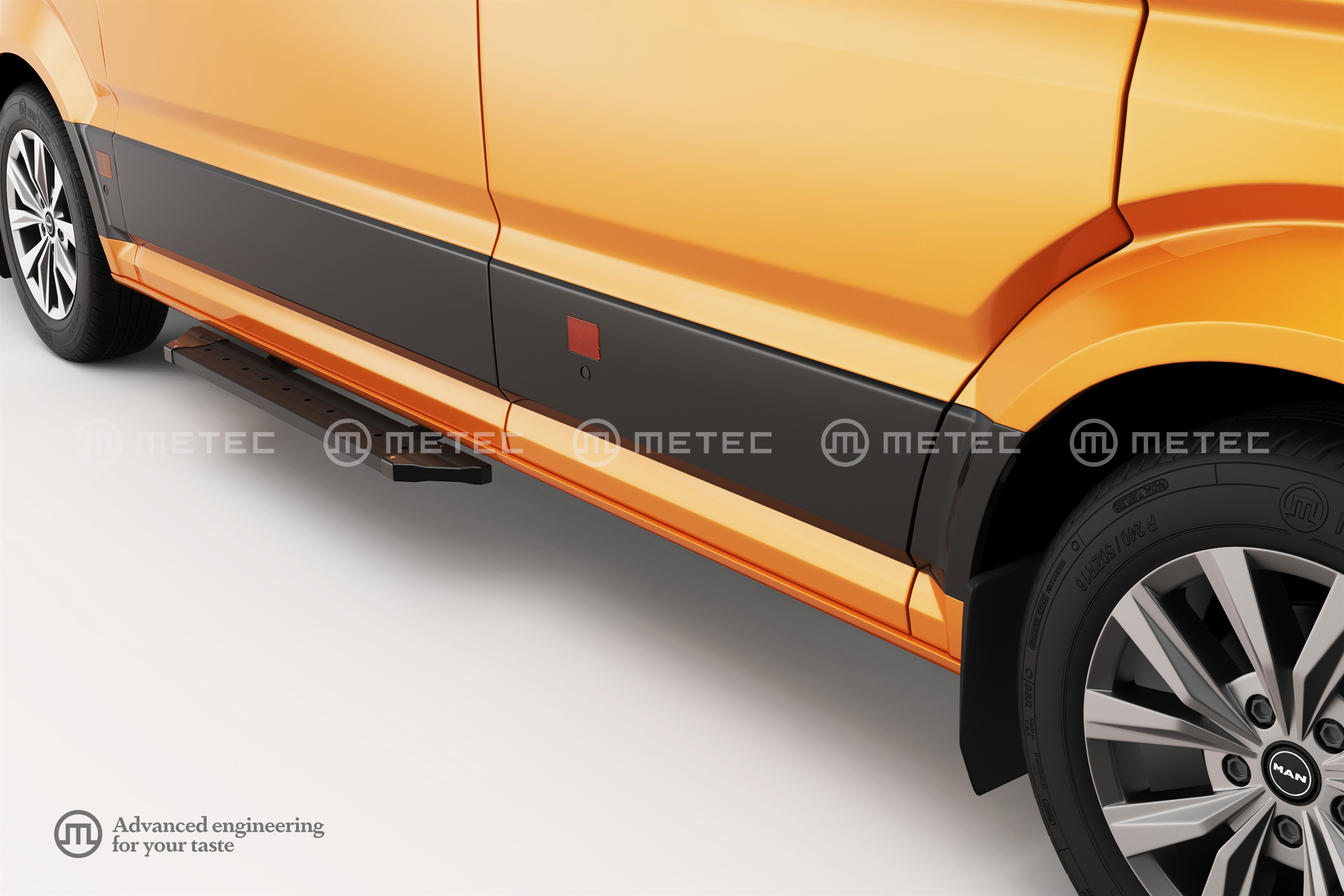  "PROBLACK" fellépő, oldalajtó