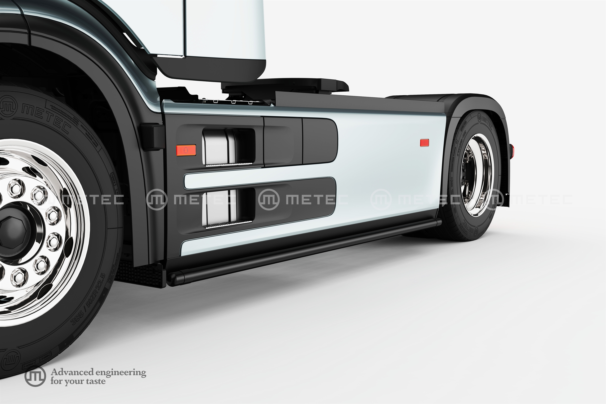 Oldalcsőspoiler "S Liner" Festett