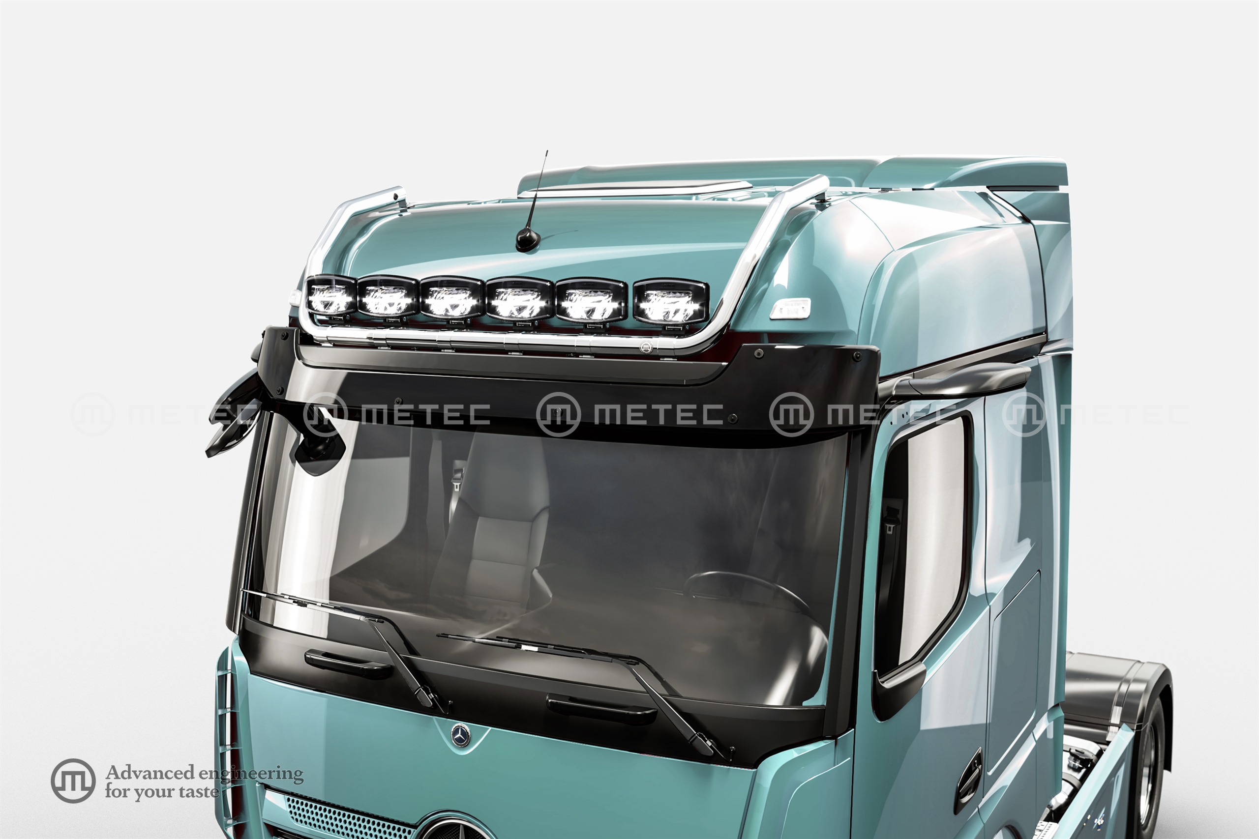 Tetőlámpa-tartó "MAX", bekábelezve 6 lámpához