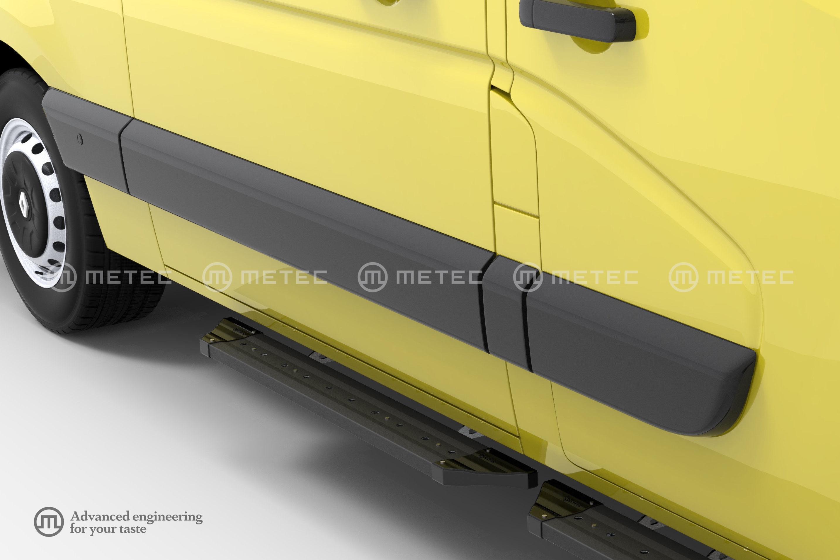  "PROBLACK" fellépő, oldalajtó