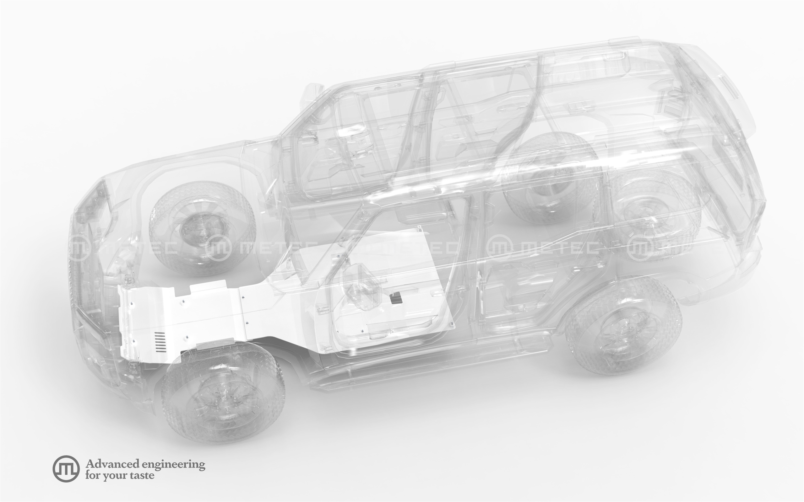 Alváz ütésvédő szett, (dúralumínium)