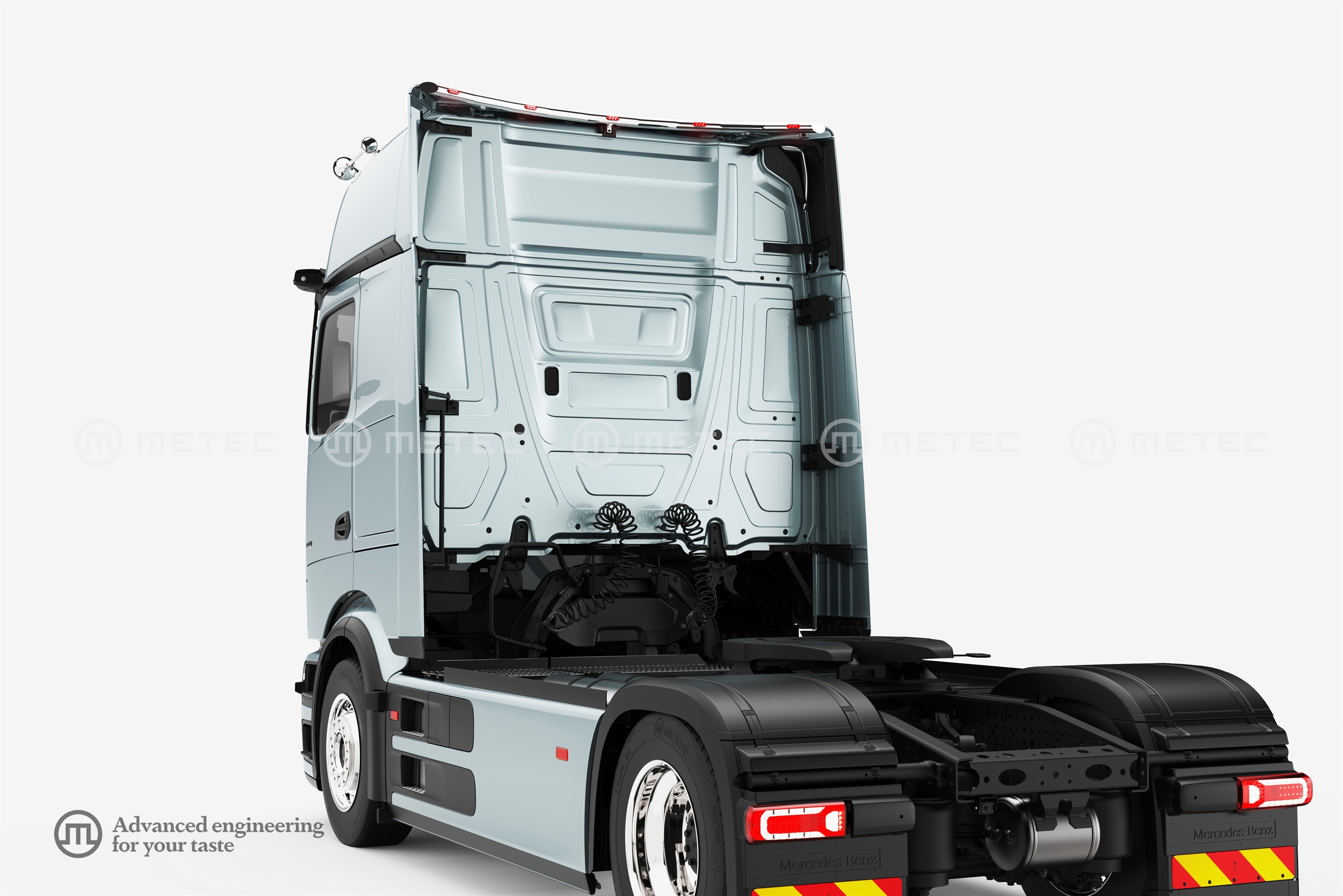 LED-es "R-Rail" kabin felsőfény Festett