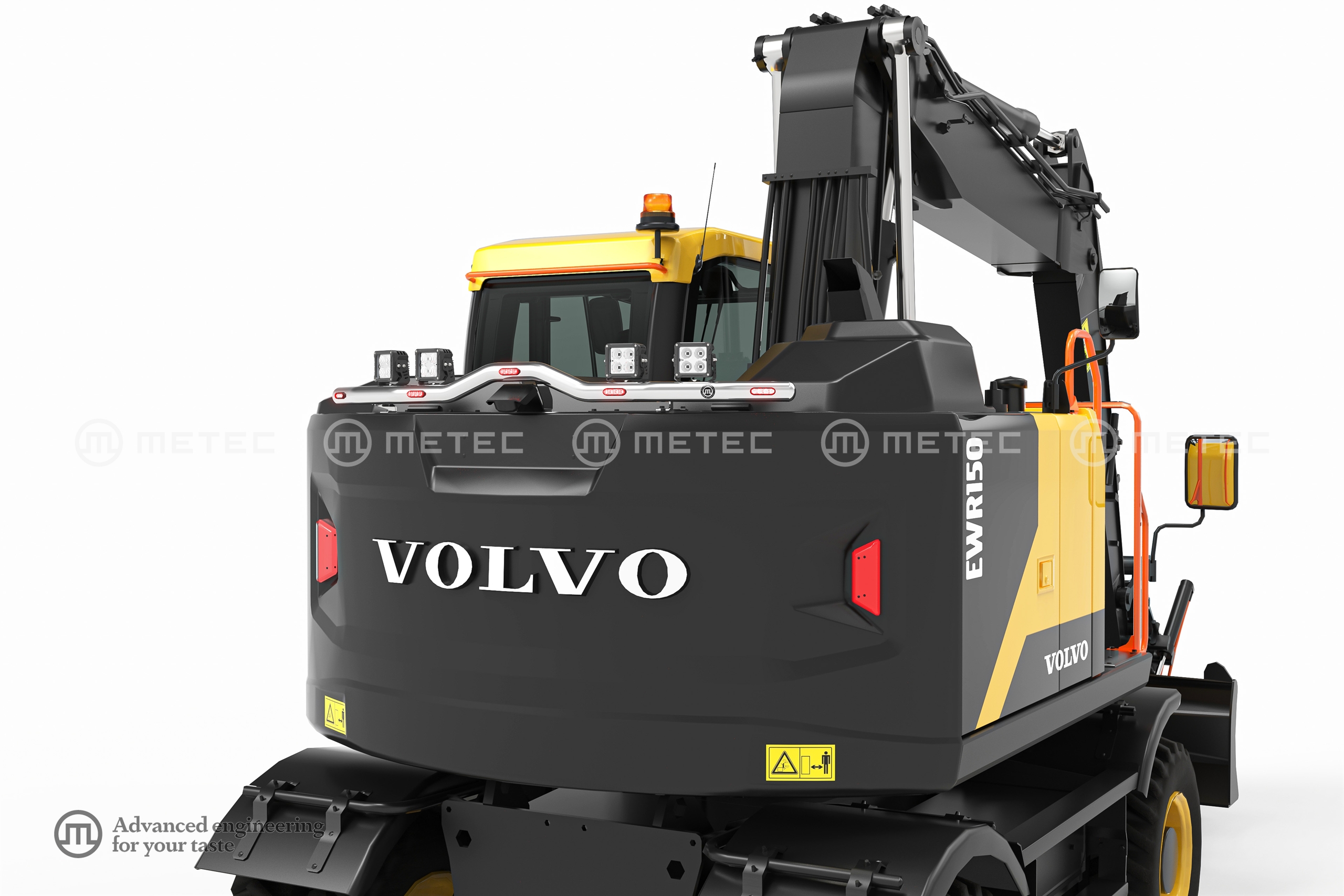 Ellensúlyra szerelt lámpatartó LED-es