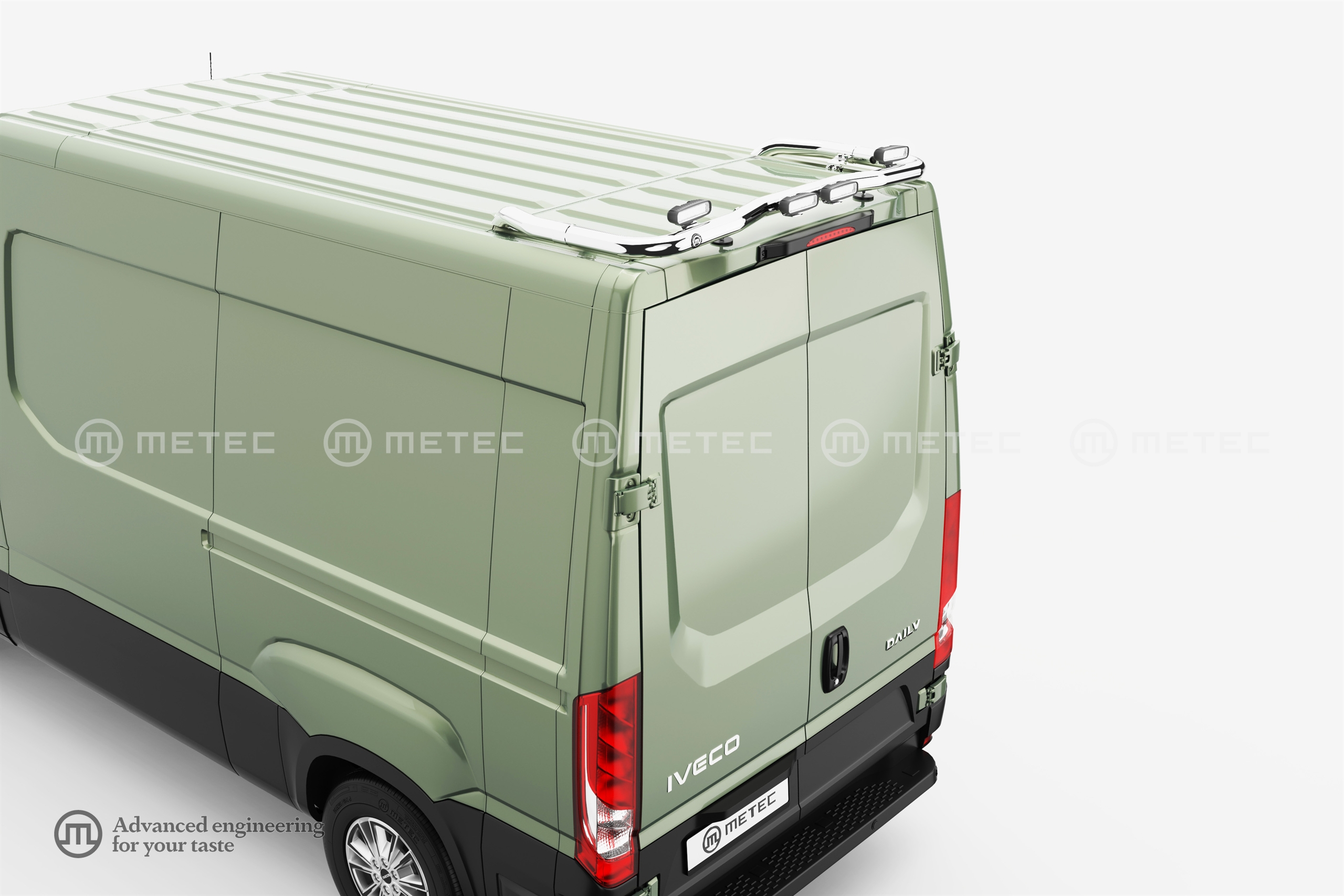 Hátsó tető-munkalámpa tartó