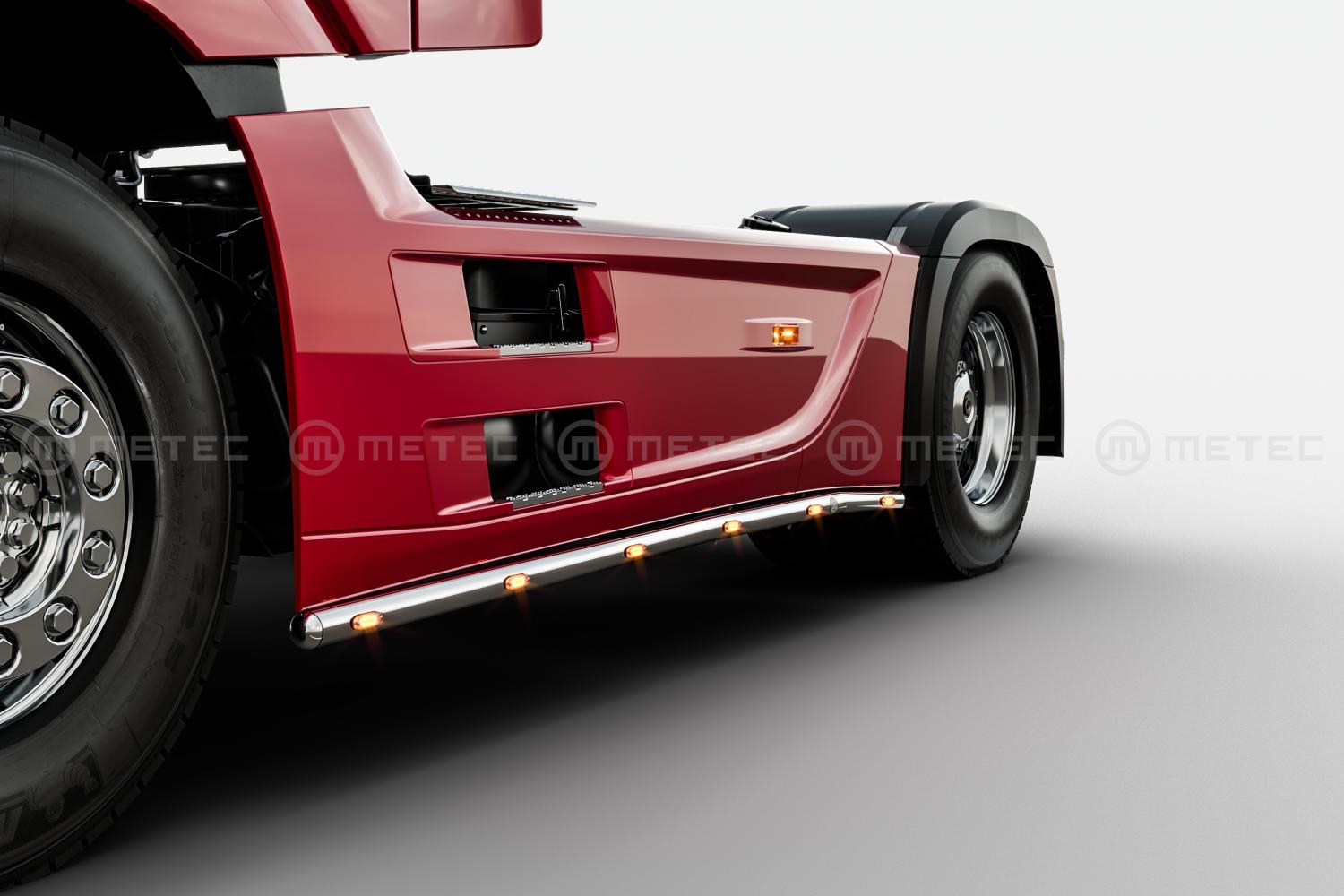 Oldal csőspoiler "S-Liner" LED-es