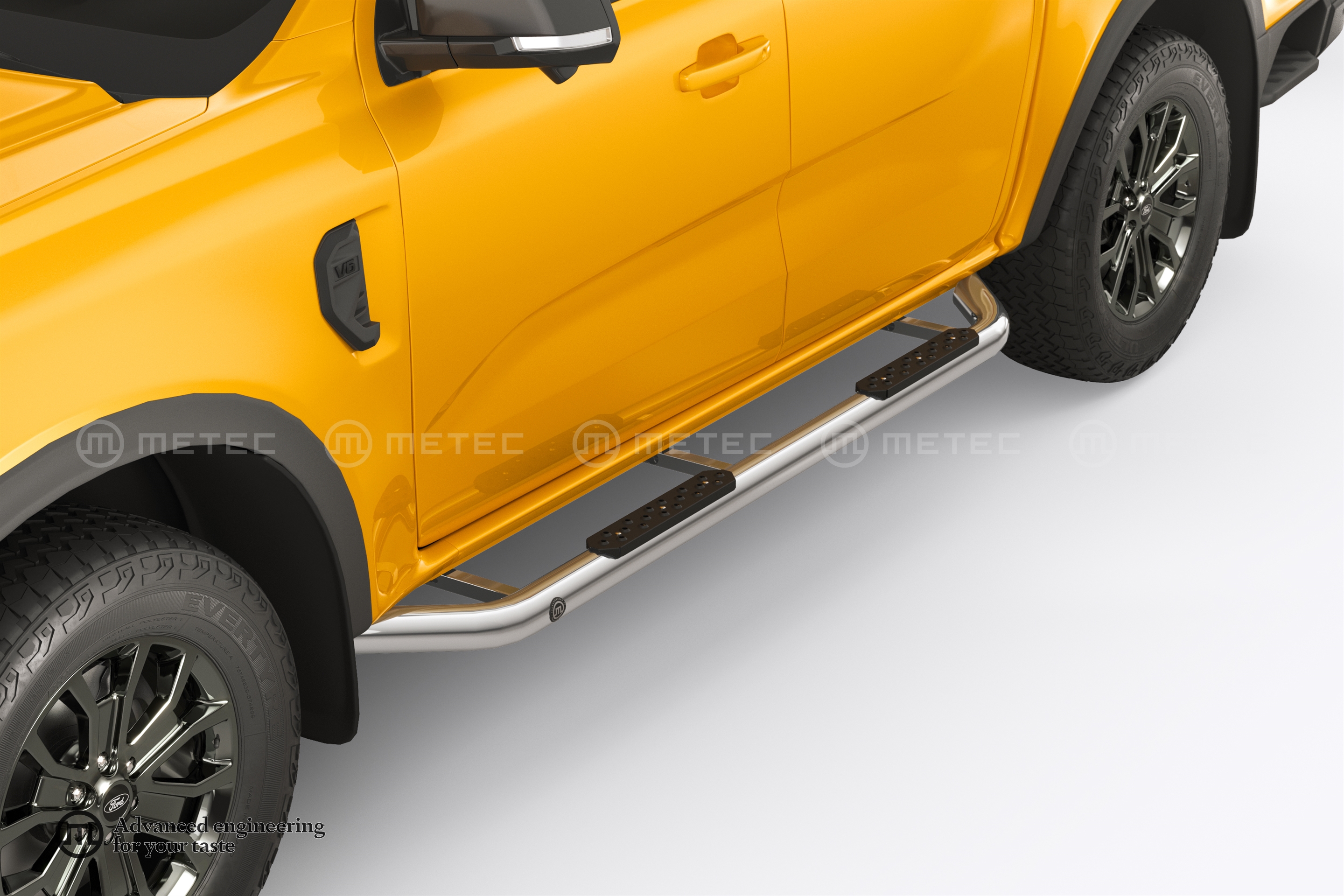 Offroad fellépőcső