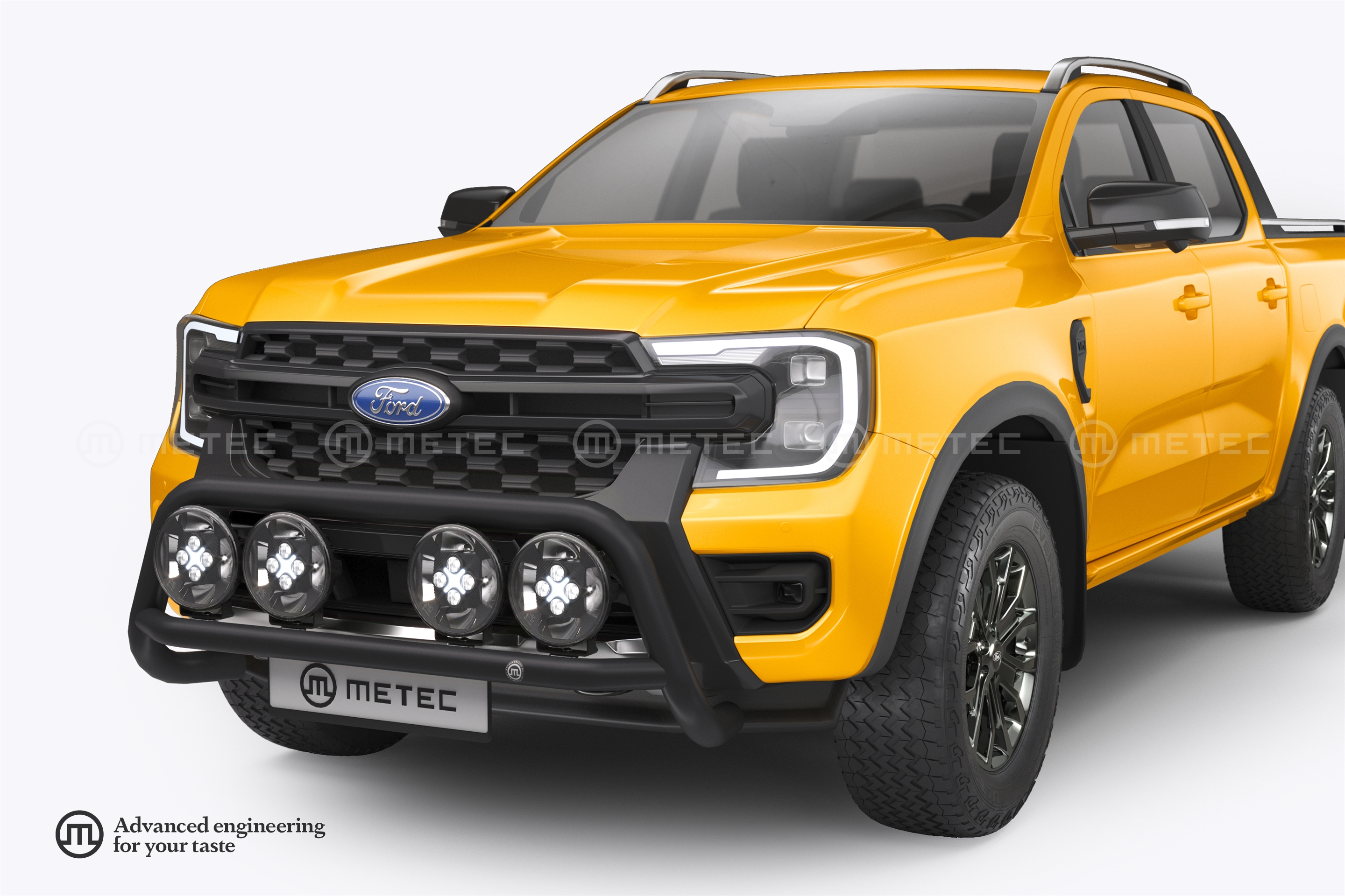 Nordicbar ø70mm, festett 4 db fix tartóval