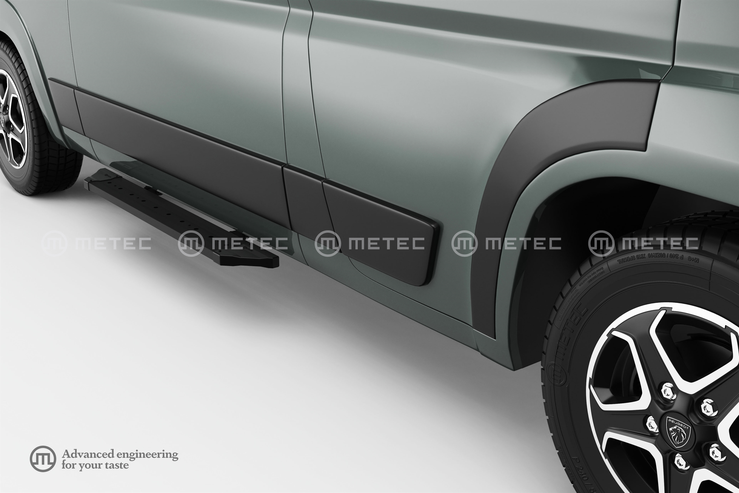  "PROBLACK" fellépő, oldalajtó