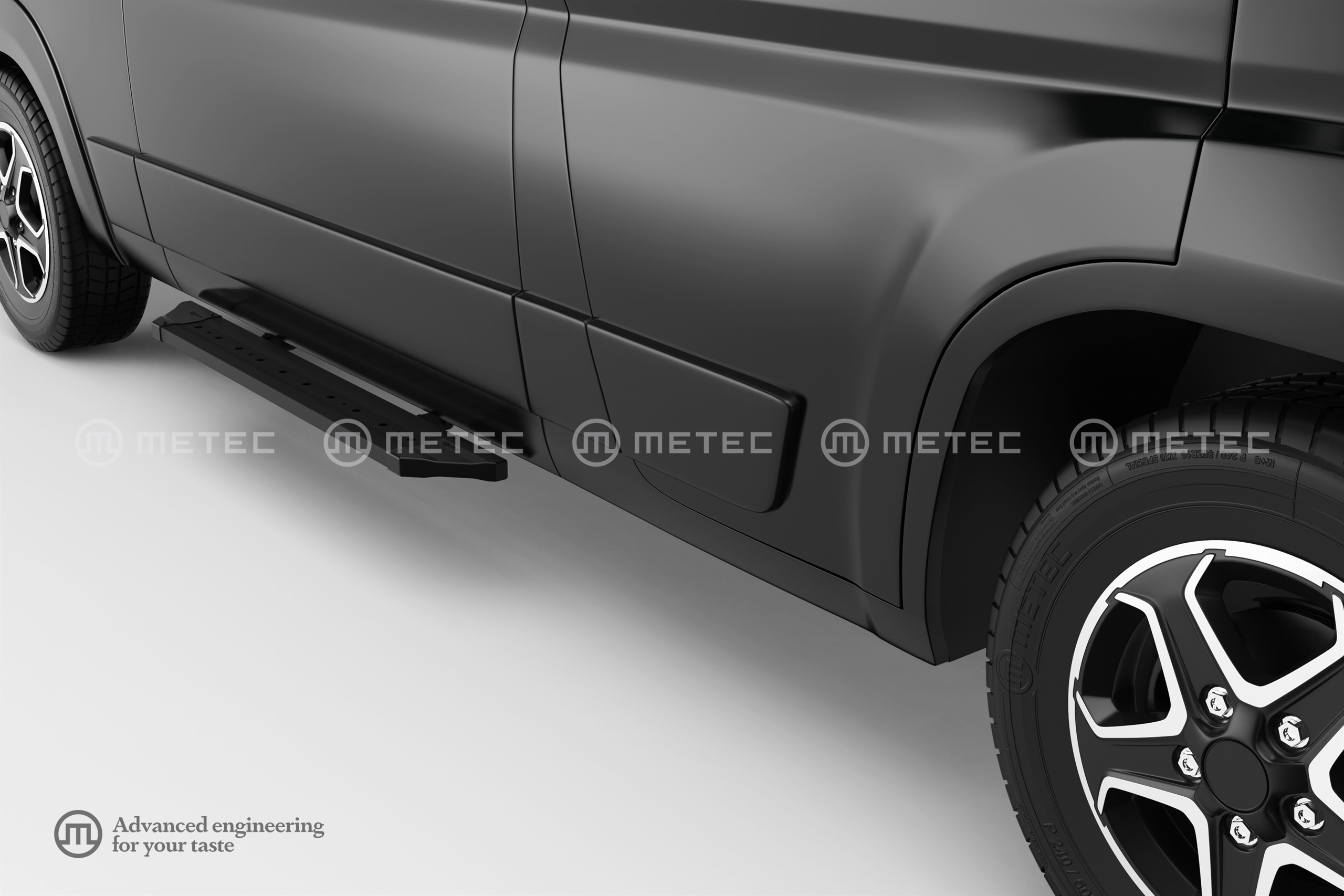  "PROBLACK" fellépő, oldalajtó