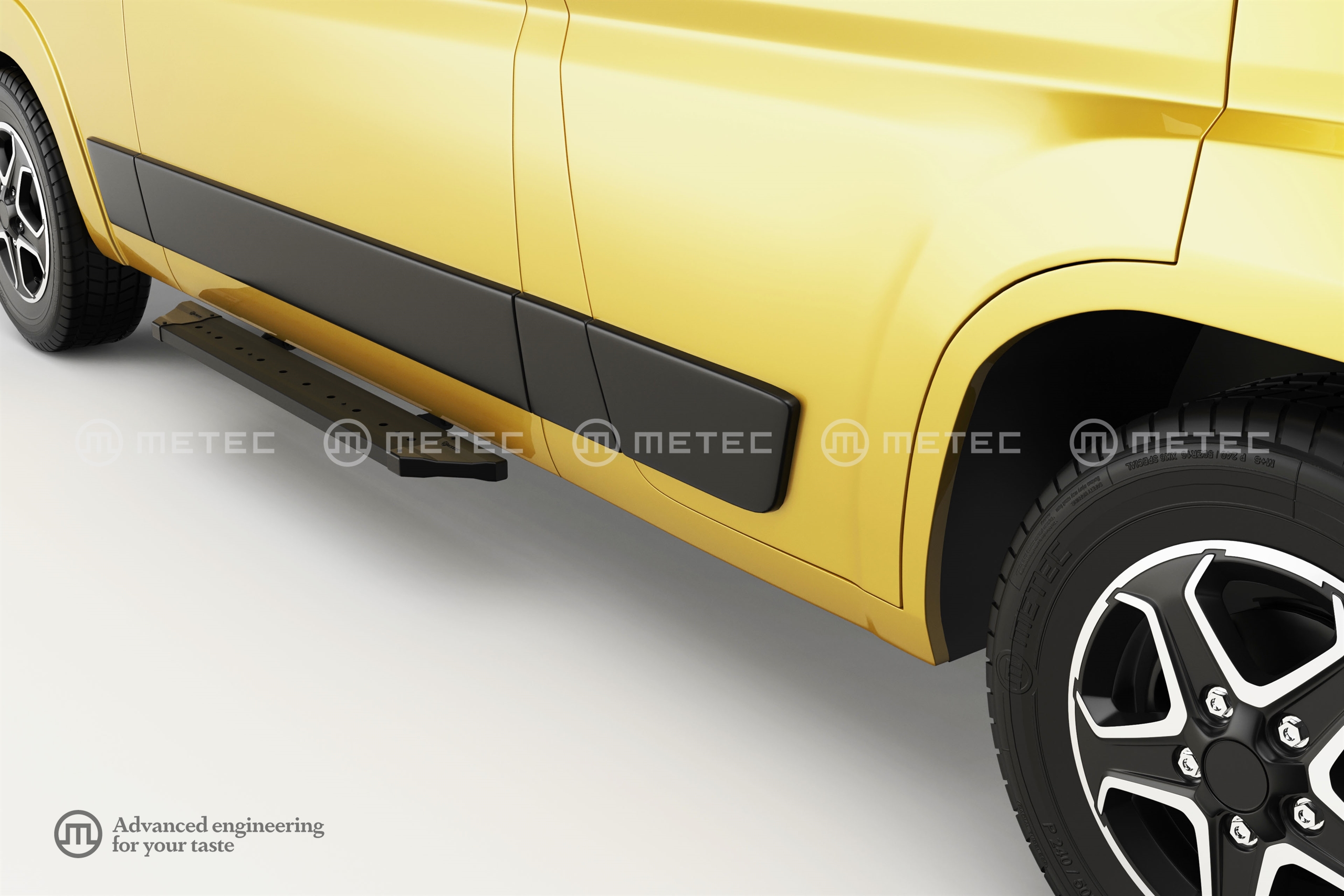  "PROBLACK" fellépő, oldalajtó