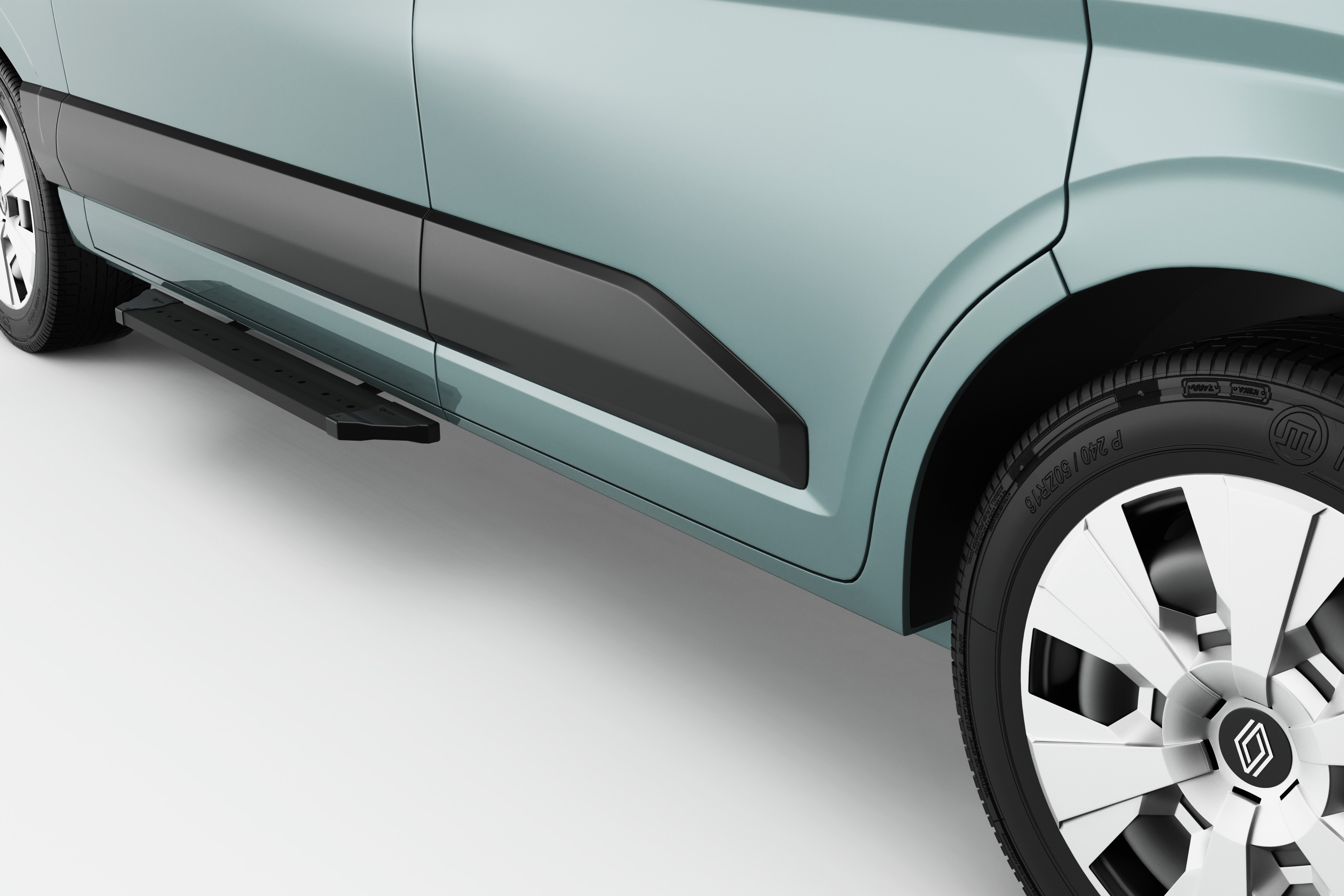  "PROBLACK" fellépő, oldalajtó